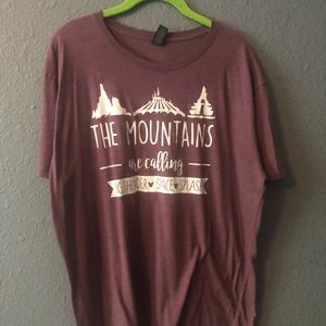 The mountains are calling Disney shirt